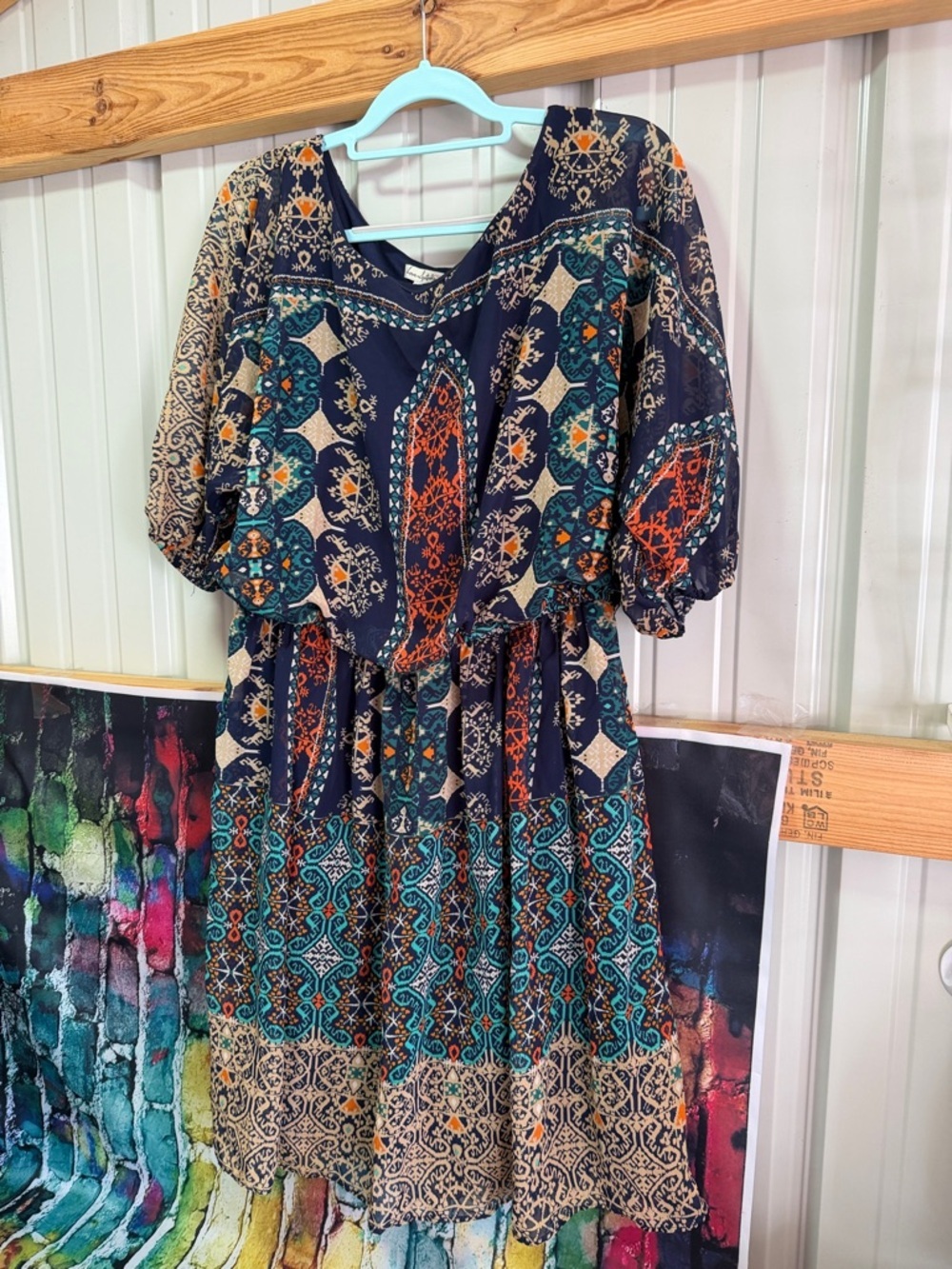 2x plus size dress multi colored love squared brand